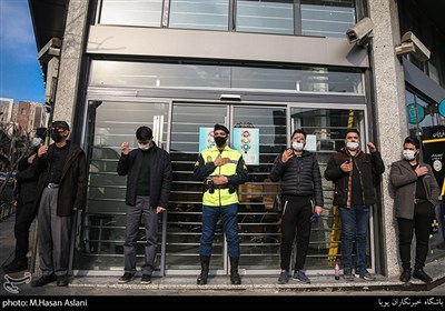 عزاداری شهادت حضرت زهرا (س) در میدان فاطمی تهران
