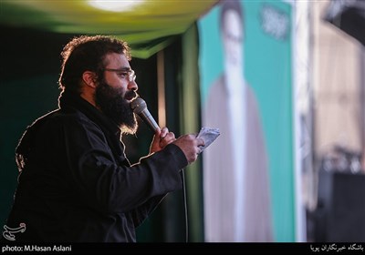 مداحی عبدالرضا هلالی در عزاداری شهادت حضرت زهرا (س) در میدان فاطمی تهران