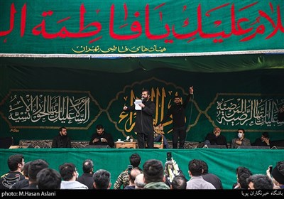 مداحی عبدالرضا هلالی در عزاداری شهادت حضرت زهرا (س) در میدان فاطمی تهران