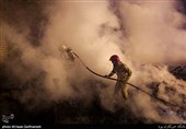 آتش سوزی در خیابان شوش