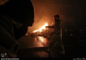 آتش سوزی در خیابان شوش