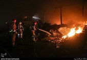 آتش سوزی در خیابان شوش