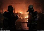 آتش سوزی در خیابان شوش