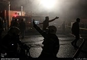 آتش سوزی در خیابان شوش