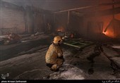 آتش سوزی در خیابان شوش