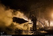 آتش سوزی در خیابان شوش