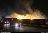 آتش سوزی در خیابان شوش