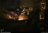 آتش سوزی در خیابان شوش