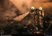آتش سوزی در خیابان شوش