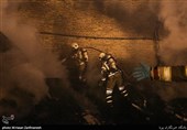 آتش سوزی در خیابان شوش