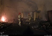 آتش سوزی در خیابان شوش