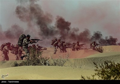 مناورات القوات البریة للجیش الإیرانی