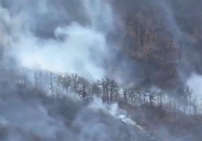 خسارت آتش به 47 هکتار از پارک ملی گلستان + تصویر ماهواره‌ای