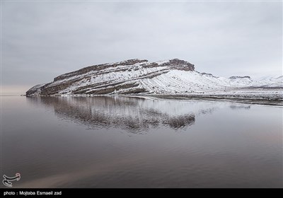 طبیعت زمستانی دریاچه ارومیه