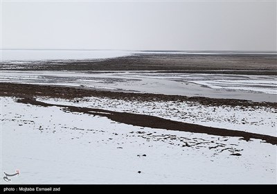 طبیعت زمستانی دریاچه ارومیه