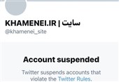 توئیتر یکی از حساب‌های کاربری منتسب به مقام معظم رهبری را تعلیق کرد