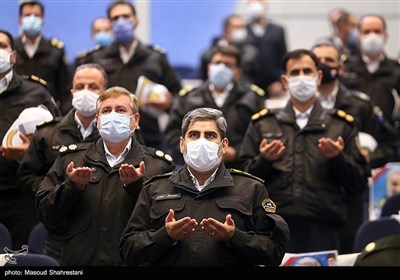 بازدید وزیر بهداشت از ستاد پلیس راهور نیروی انتظامی