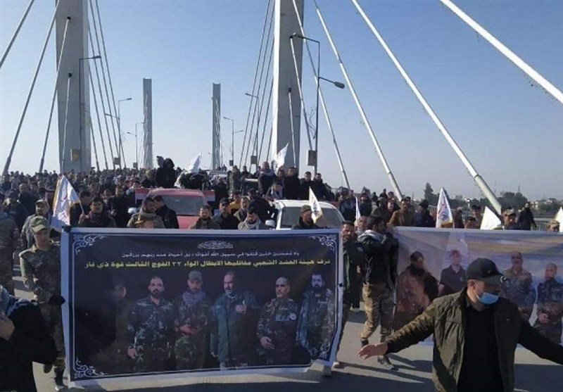 تشییع شهداء الحشد الشعبی بمحافظة ذی قار جنوب العراق