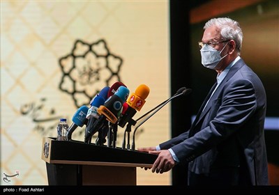 سخنرانی علی ربیعی سخنگوی دولت در اختتامیه پنجمین دوره جایزه جهانی خشت طلایی تهران