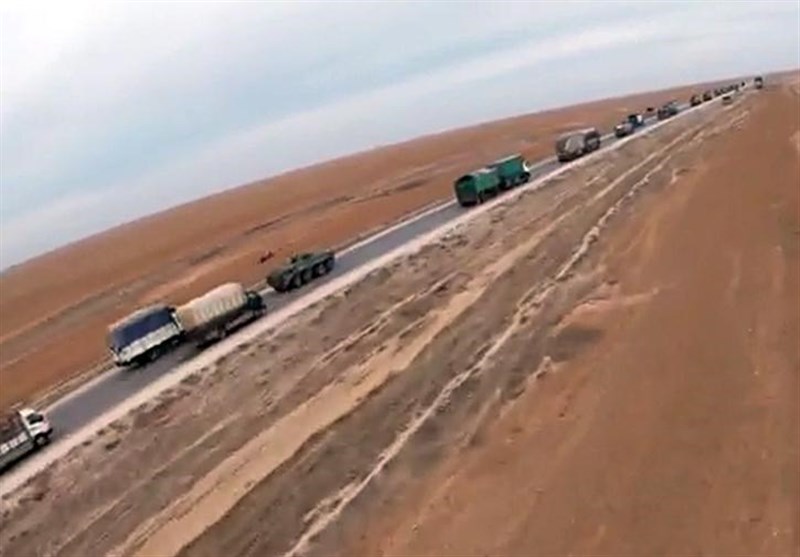 پلیس نظامی روسیه امنیت تردد در بزرگراه ام-4 سوریه را تأمین می‌کند
