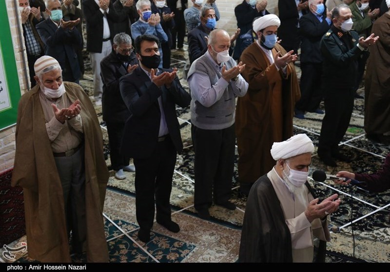 نماز جمعه قزوین بعد از 6 ماه تعطیلی برگزار شد+تصاویر