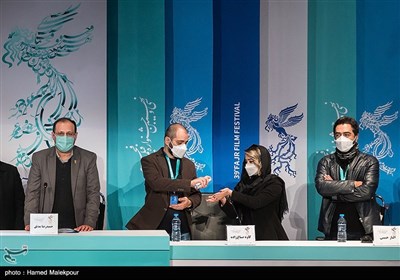 نشست خبری فیلم رمانتیسم عماد و طوبا - سی و نهمین جشنواره فیلم فجر