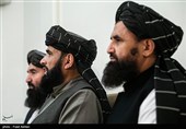 نشست خبری هیئت طالبان در تهران 