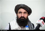 نشست خبری هیئت طالبان در تهران 