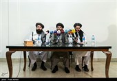 نشست خبری هیئت طالبان در تهران 