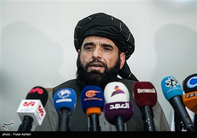 سهیل شاهین سخنگوی دفتر سیاسی طالبان در قطر 