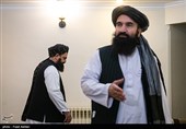نشست خبری هیئت طالبان در تهران 