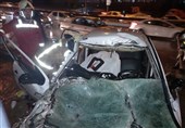 تهران| مرگ خانم جوان بر اثر تصادف شدید پژو 206 + فیلم و تصاویر