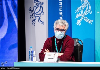 میلاد موحدی آهنگساز در نشست خبری فیلم مامان - سی و نهمین جشنواره فیلم فجر