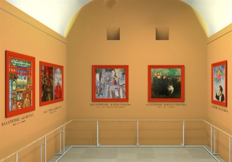 نمایشگاه نقاشی «یادمان پیروزی» در پایتخت یونان افتتاح شد