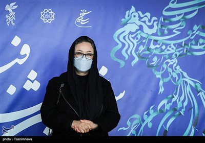 آزیتا حاجیان بازیگر فیلم خط فرضی در سی و نهمین جشنواره فیلم فجر