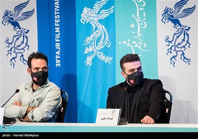 بهرنگ علوی بازیگر در نشست خبری فیلم گیج‌گاه - سی و نهمین جشنواره فیلم فجر