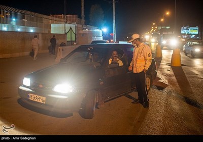 کنترل مبادی ورودی شهرستان شیراز