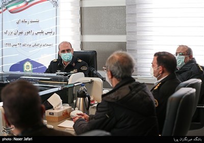 نشست خبری رئیس پلیس راهور تهران بزرگ