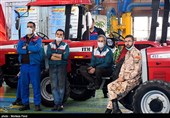 آیین افتتاح خط تولید دو نوع تراکتور جدید در شرکت تراکتورسازی تبریز