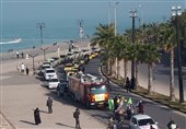راهپیمایی باشکوه 22 بهمن از کنار آب‌های خلیج‌ فارس بوشهر / حرکت خودرویی و موتوری مردم آغاز شد