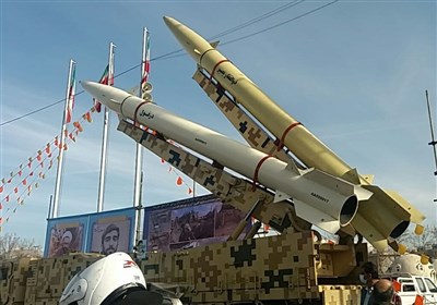 نمایش موشک‌های بالستیک سپاه در تهران 