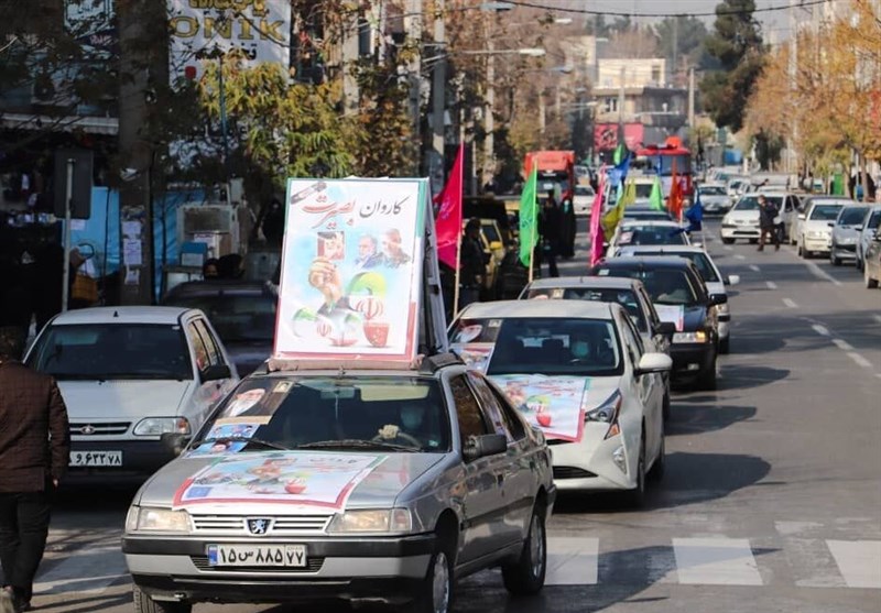 راهپیمایی خودرویی 22 بهمن در سراسر استان سمنان آغاز شد