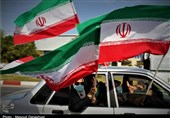شکوه حضور مدافعان تنگه هرمز در راهپیمایی خودرویی 22 بهمن از دریچه دوربین تسنیم