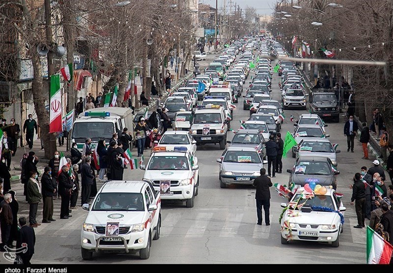 گزارش تصویری برگزاری راهپیمایی یوم الله 22 بهمن در کرمانشاه