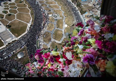 یوم‌الله 22 بهمن از فراز آسمان تهران