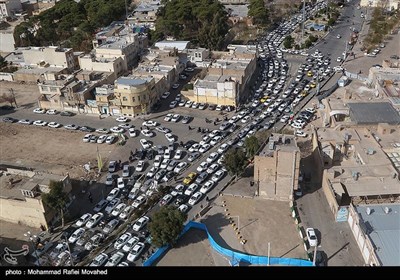 تصاویر هوایی مراسم یوم الله 22 بهمن - قم 