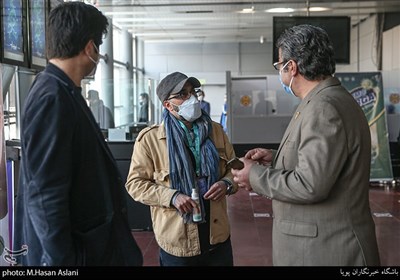 روح الله حجازی کارگردان در سی و نهمین جشنواره فیلم فجر پردیس ملت