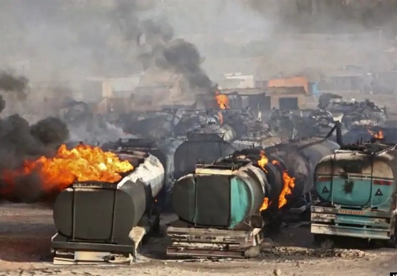 افغانستان| احتمال جان باختن 50 نفر در آتش‌سوزی گسترده در گمرک اسلام‌قلعه