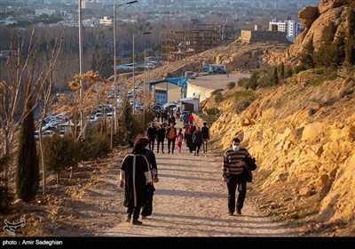 پیاده راه قندیلی شیراز در روزهای کرونایی