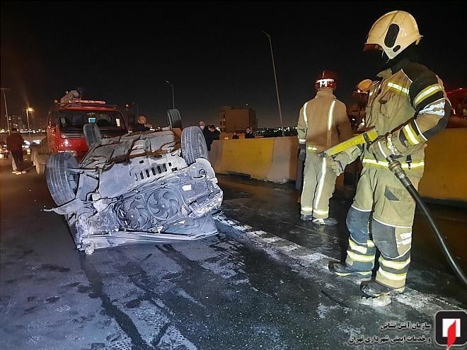 پلیس راهور | پلیس راهنمایی و رانندگی , آتش‌نشانی , سازمان آتش‌نشانی تهران , حوادث , اورژانس , 